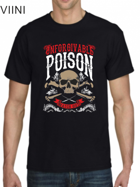 Viini-Shirt-black - Poisen - Digitaldruck